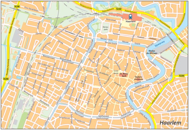 plattegrond-Haarlem-centrum
